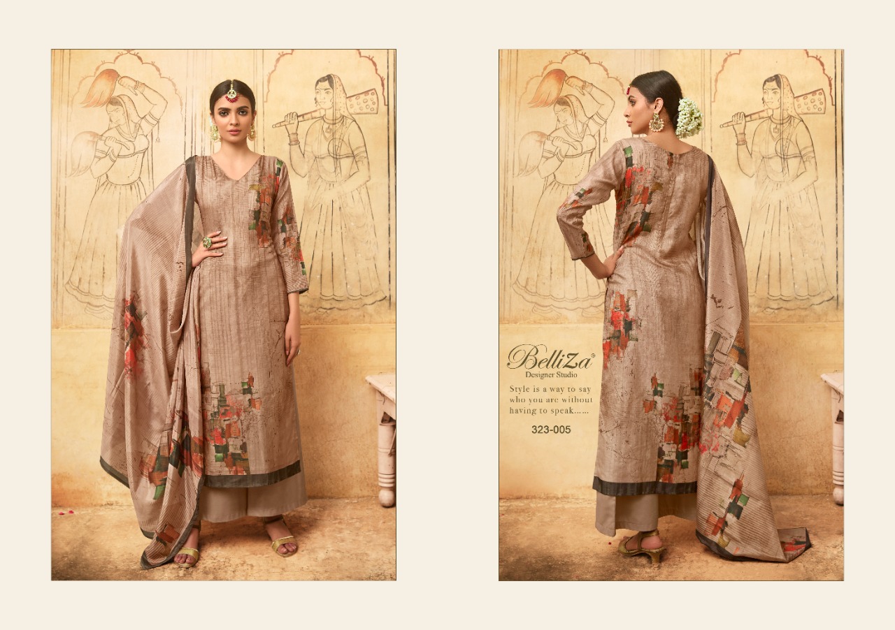 Belliza Evana attractive look classic trendy look Salwar suits