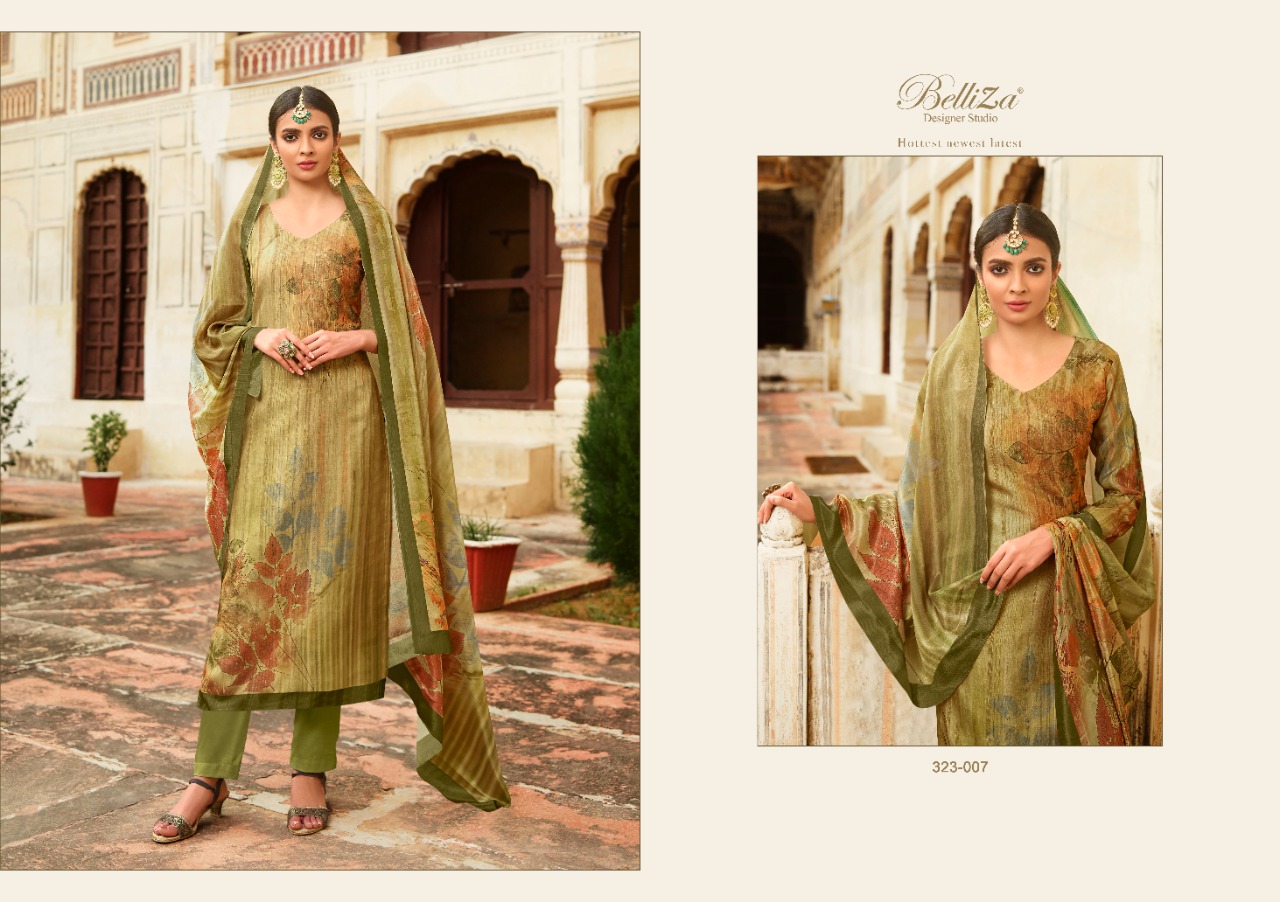 Belliza Evana attractive look classic trendy look Salwar suits