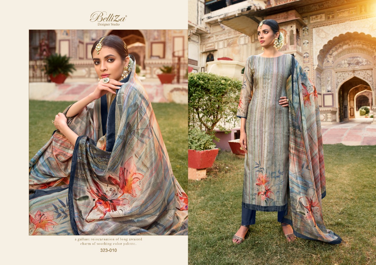 Belliza Evana attractive look classic trendy look Salwar suits