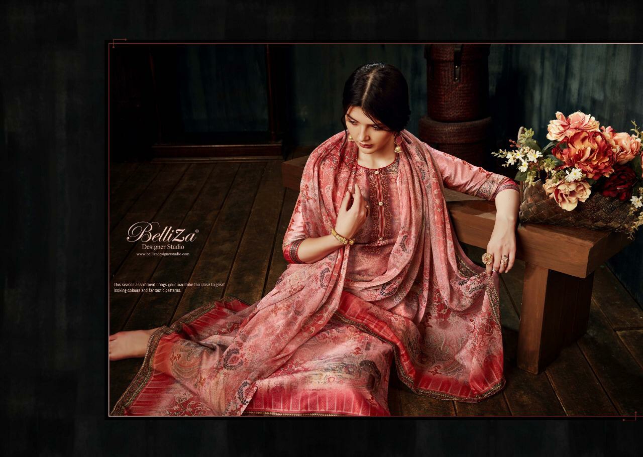 Belliza silk couture a classic look beautifull Designed Salwar suits