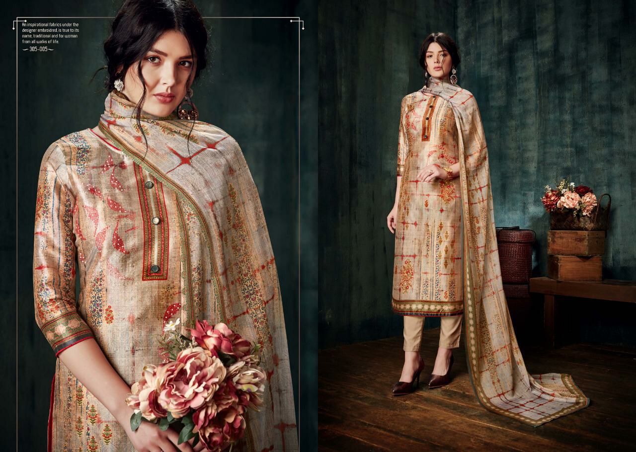 Belliza silk couture a classic look beautifull Designed Salwar suits