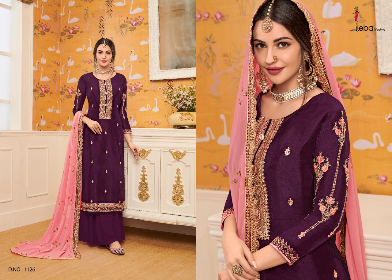 Eba life style hurma vol 24 astonishing style attractive look Beautifully Designed Salwar suits