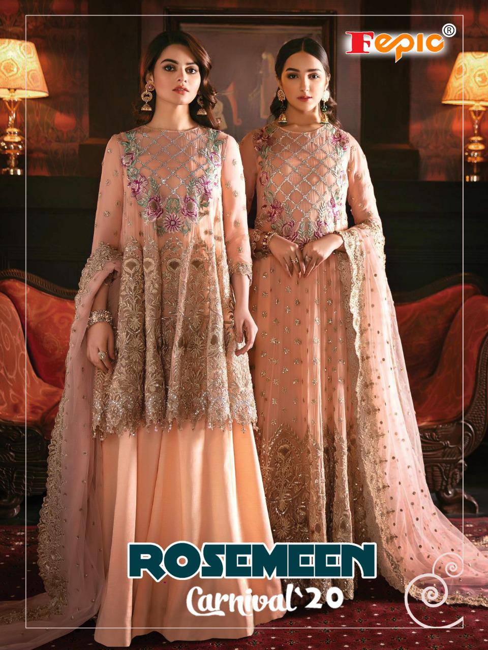 Fepic rosemeen carnival vol 20 gorgeous stunning look beautifully designed Pakistani concept Salwar suits