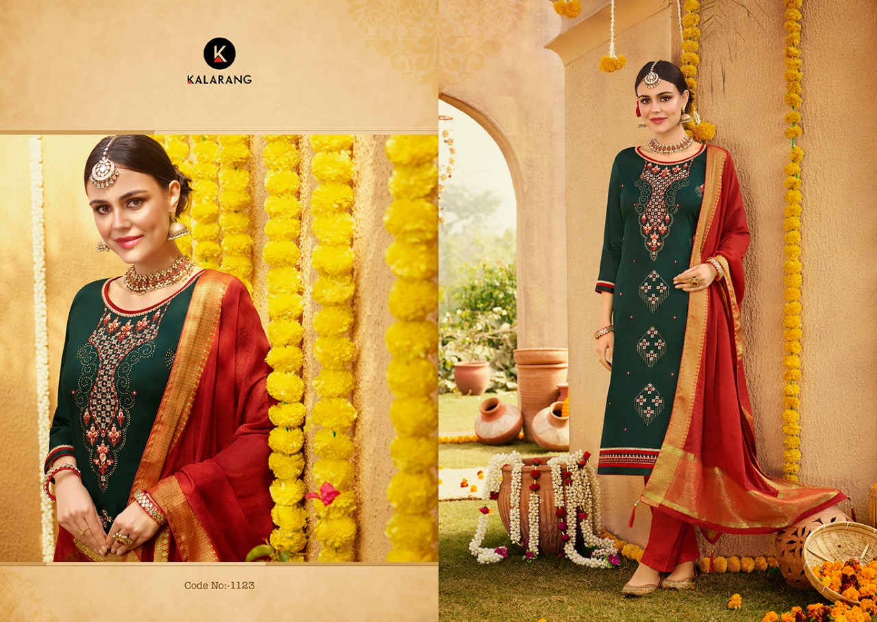 Kalarang amrut vol 3 Gorgeous stunning look beautifully designed Salwar suits