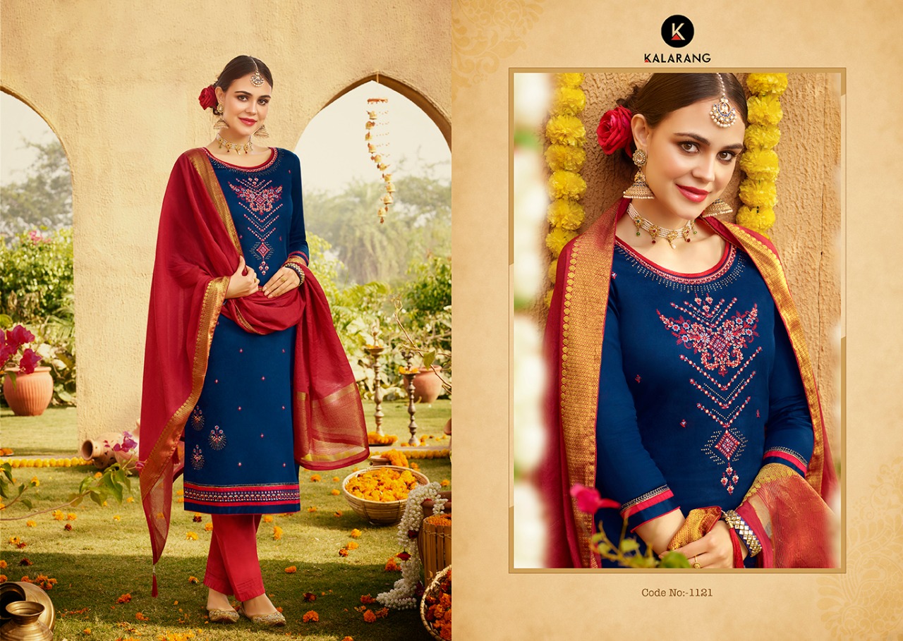 Kalarang amrut vol 3 Gorgeous stunning look beautifully designed Salwar suits