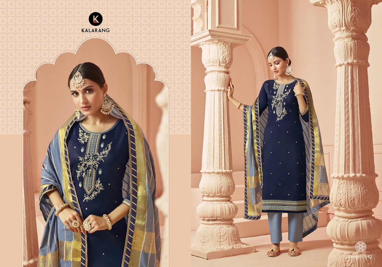 Kalarang Jasmine vol 8 elagant look Stylish designed classic Salwar suits
