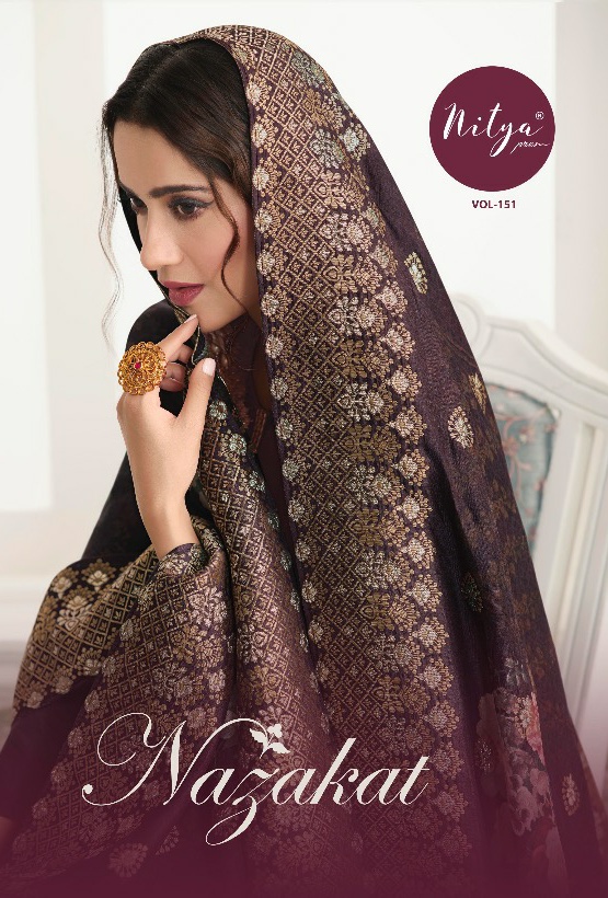 LT Nitya nazakat Vol 151 gorgeous stunning look beautifully designed Salwar suits