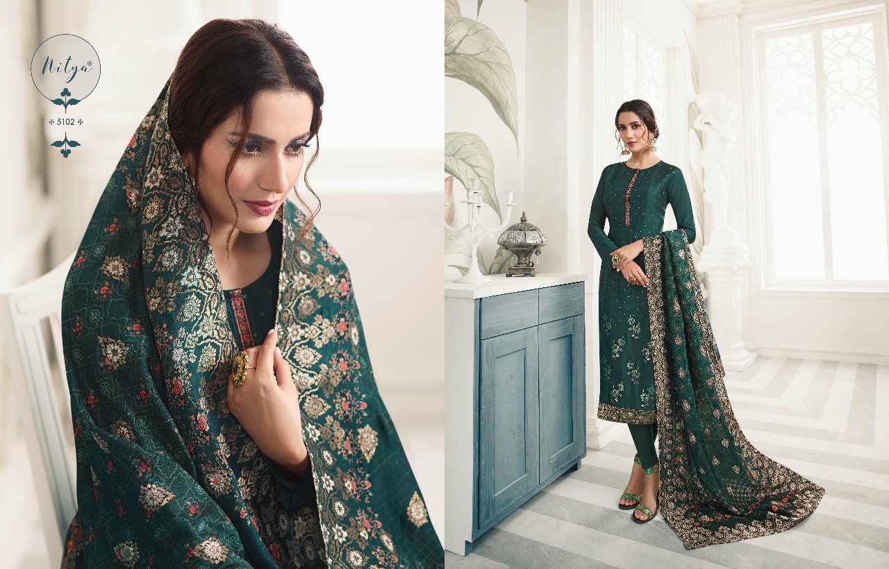 LT Nitya nazakat Vol 151 gorgeous stunning look beautifully designed Salwar suits