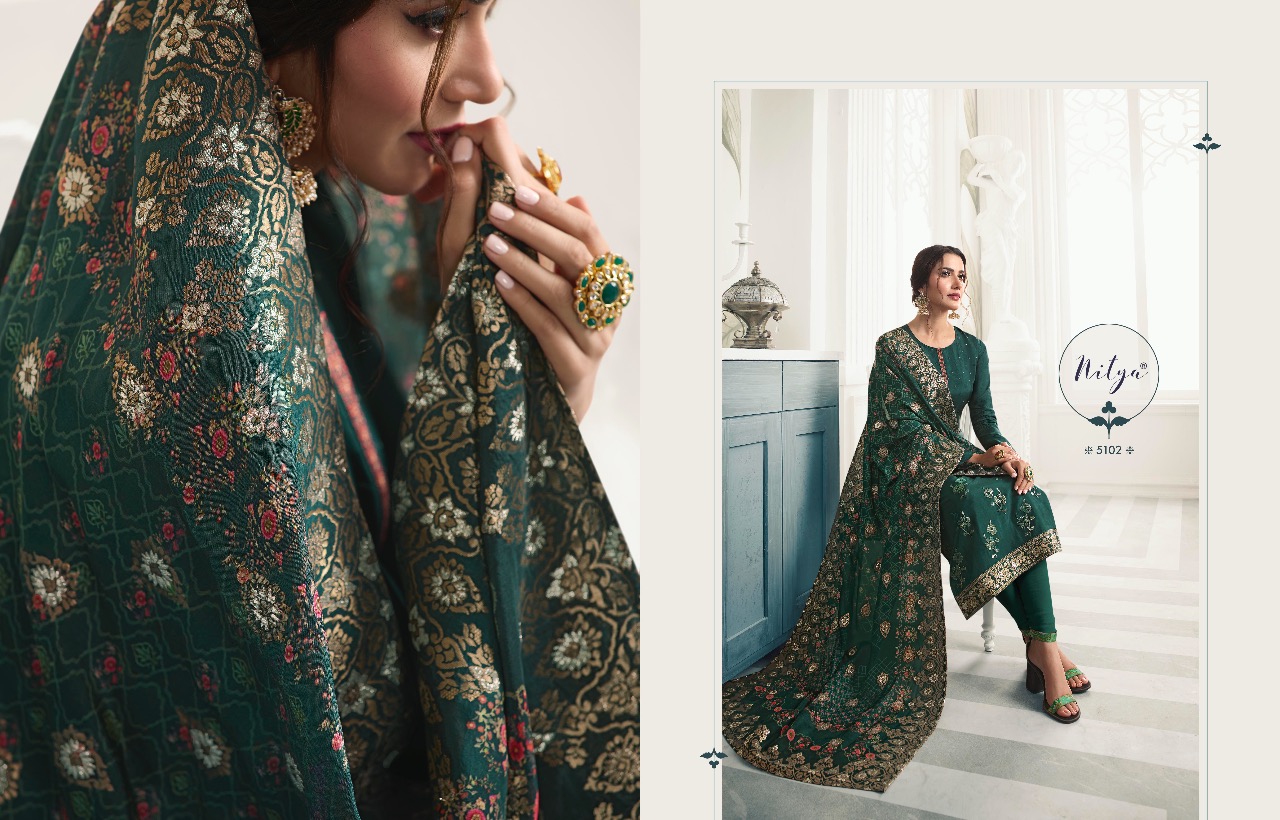 LT Nitya nazakat Vol 151 gorgeous stunning look beautifully designed Salwar suits