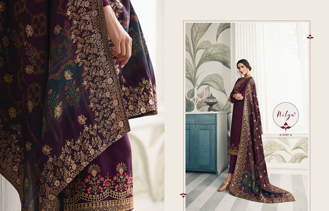 LT Nitya nazakat Vol 151 gorgeous stunning look beautifully designed Salwar suits