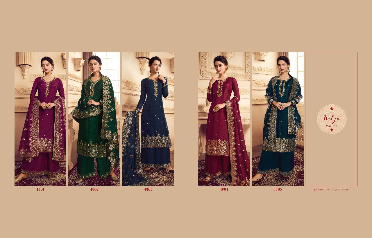 LT Nitya vol-148 attractive look Beautifully Designed Salwar suits