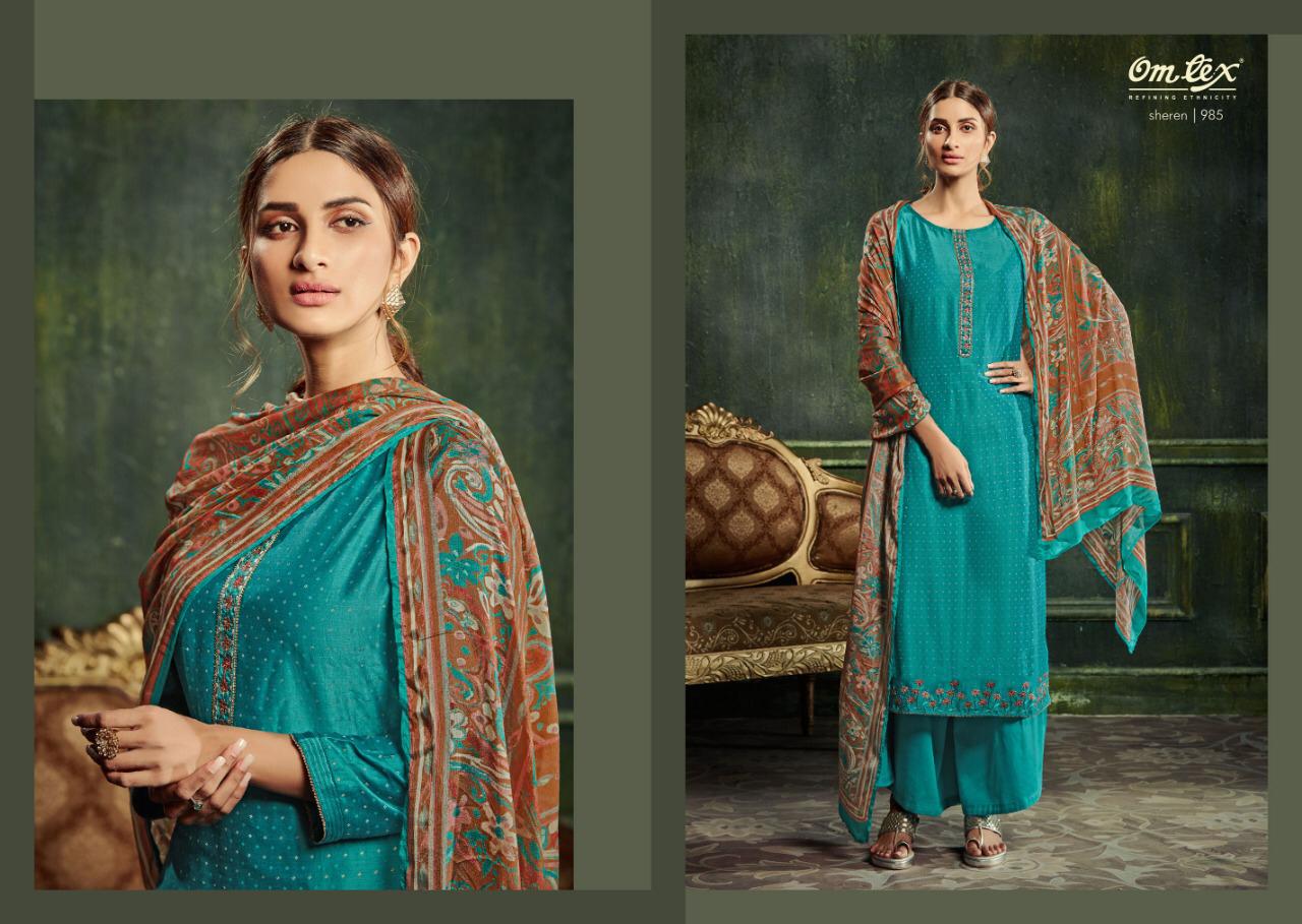 Om Tex sheren innovative style beautifully designed Salwar suits