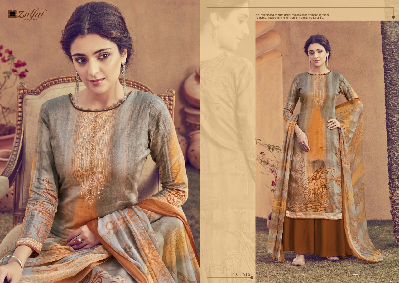 Zulfat Designer Anaya gorgeous stunning look beautifully designed Salwar suits