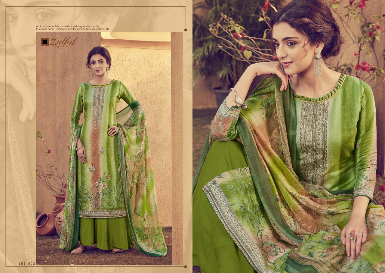 Zulfat Designer Anaya gorgeous stunning look beautifully designed Salwar suits