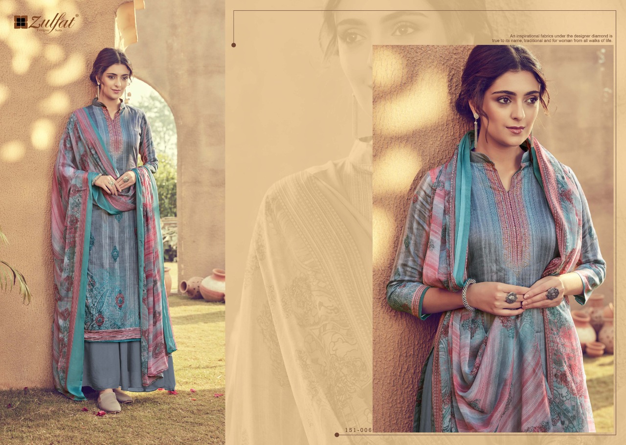 Zulfat Designer Anaya gorgeous stunning look beautifully designed Salwar suits