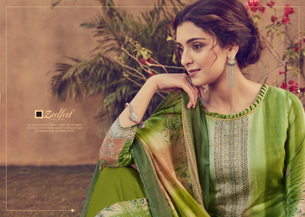 Zulfat Designer Anaya gorgeous stunning look beautifully designed Salwar suits