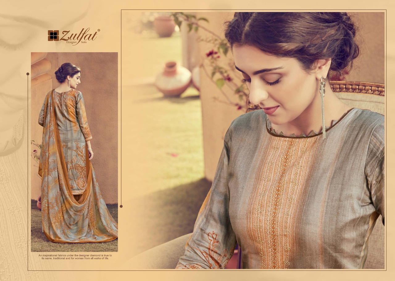 Zulfat Designer Anaya gorgeous stunning look beautifully designed Salwar suits