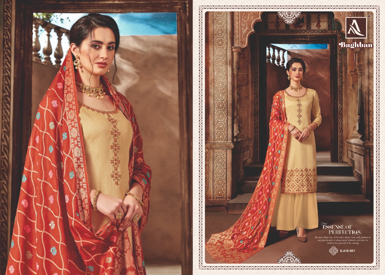 Alok suit baghban attractive and modern Stylish classic trendy Salwar suits