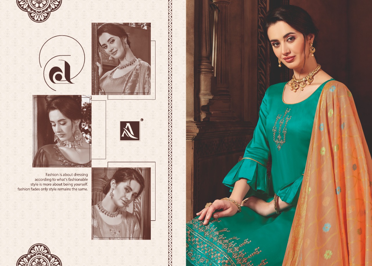 Alok suit baghban attractive and modern Stylish classic trendy Salwar suits