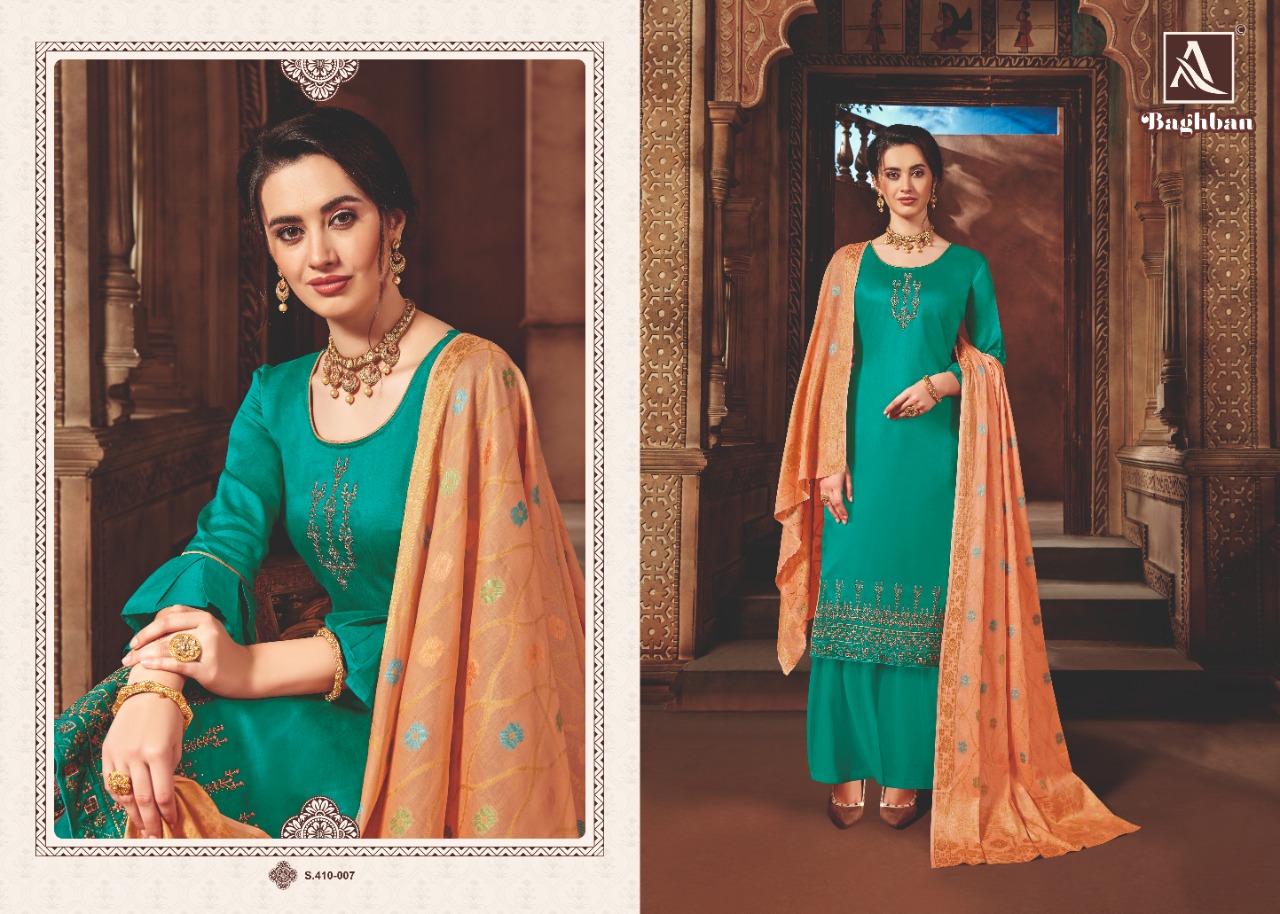 Alok suit baghban attractive and modern Stylish classic trendy Salwar suits