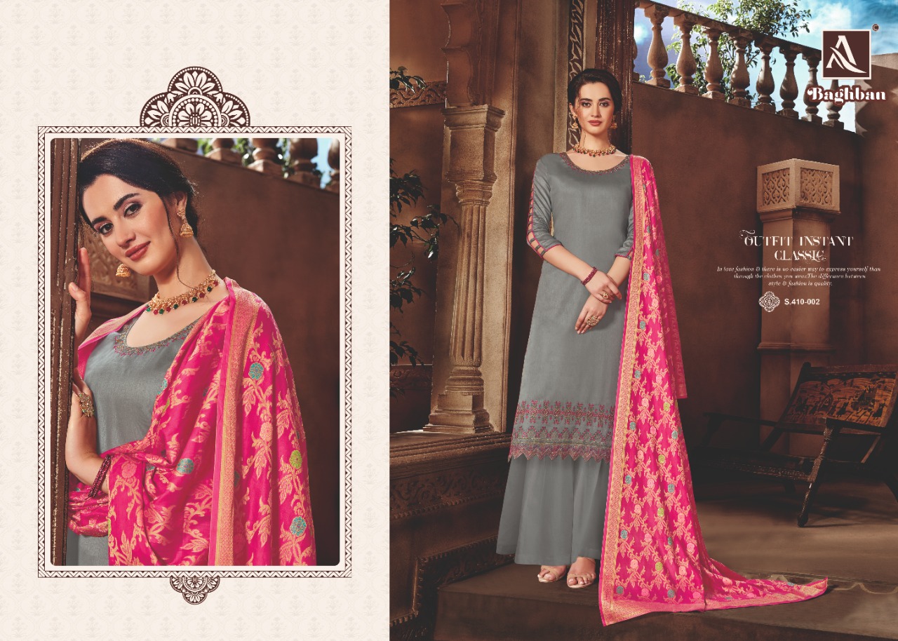 Alok suit baghban attractive and modern Stylish classic trendy Salwar suits