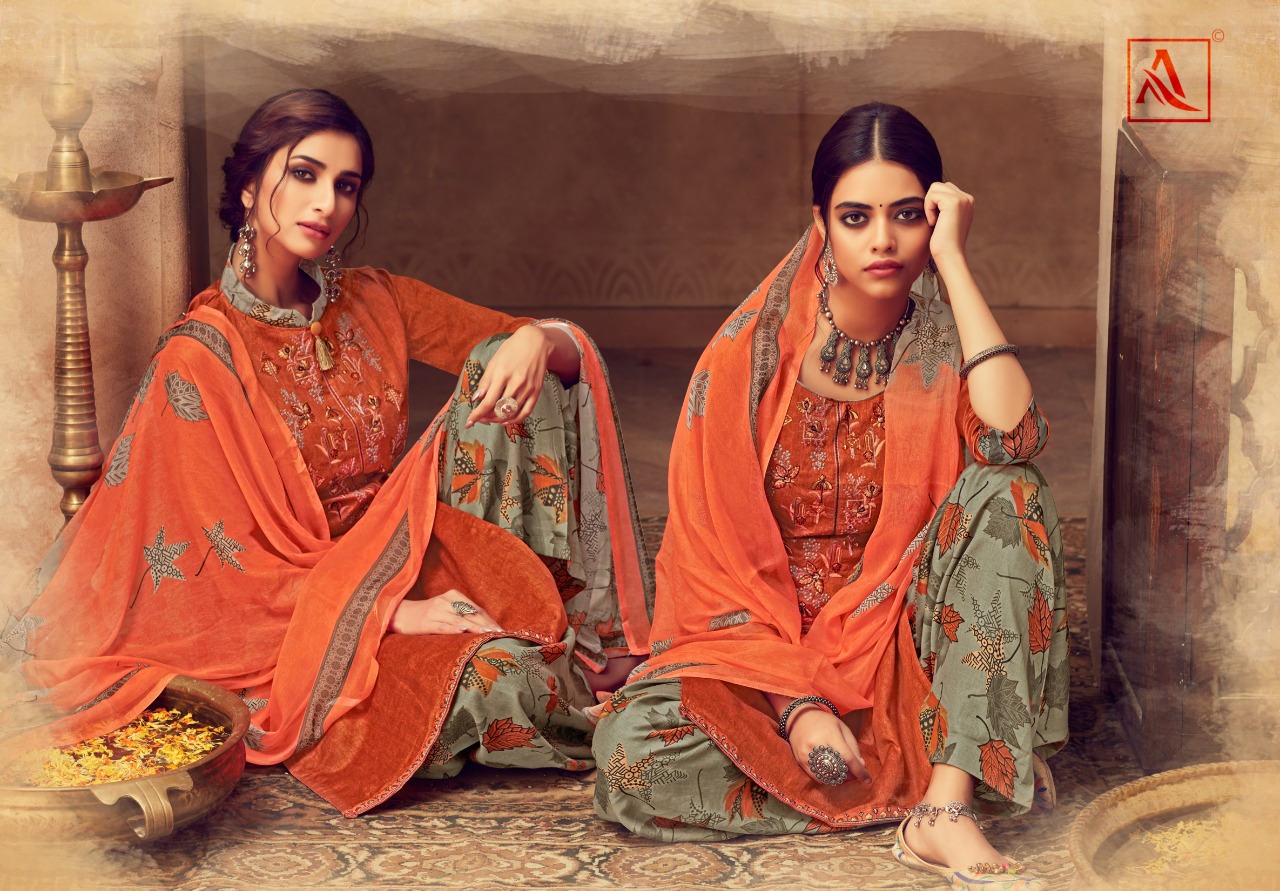 Alok suit kiyara innovative and classic Style modern look beautiful Salwar suits