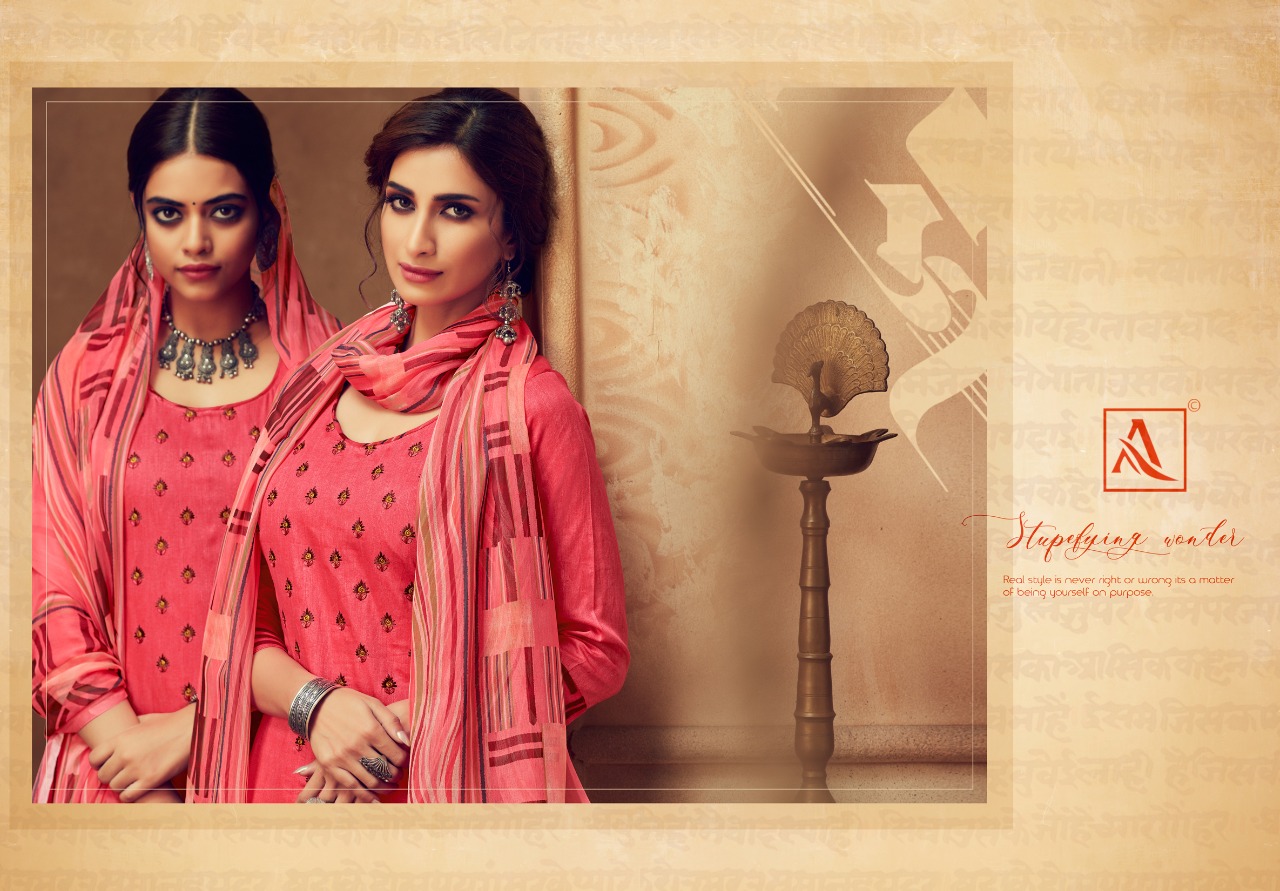 Alok suit kiyara innovative and classic Style modern look beautiful Salwar suits