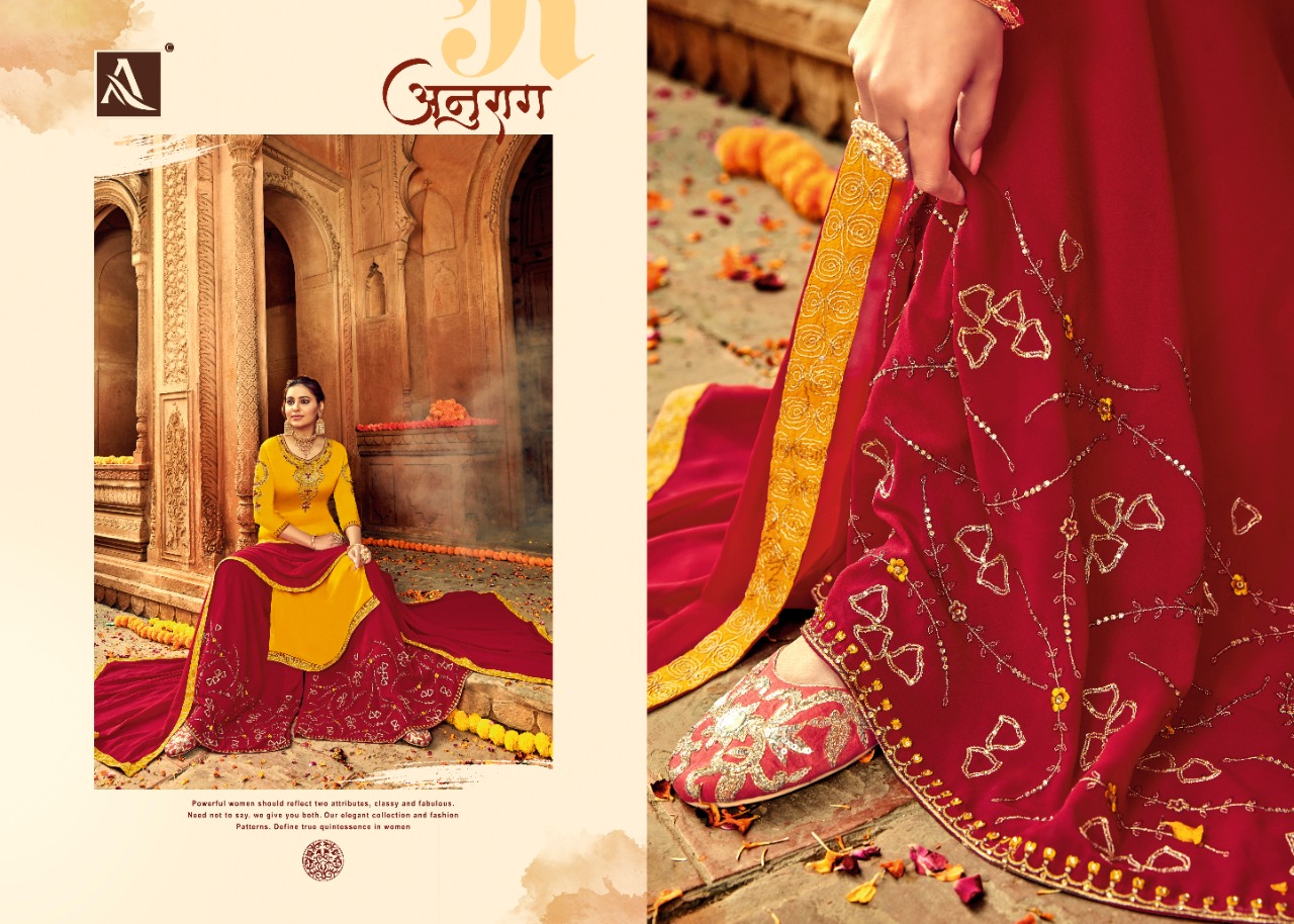 Alok Suit saarang innovative style attractive and gorgeous style Salwar suits