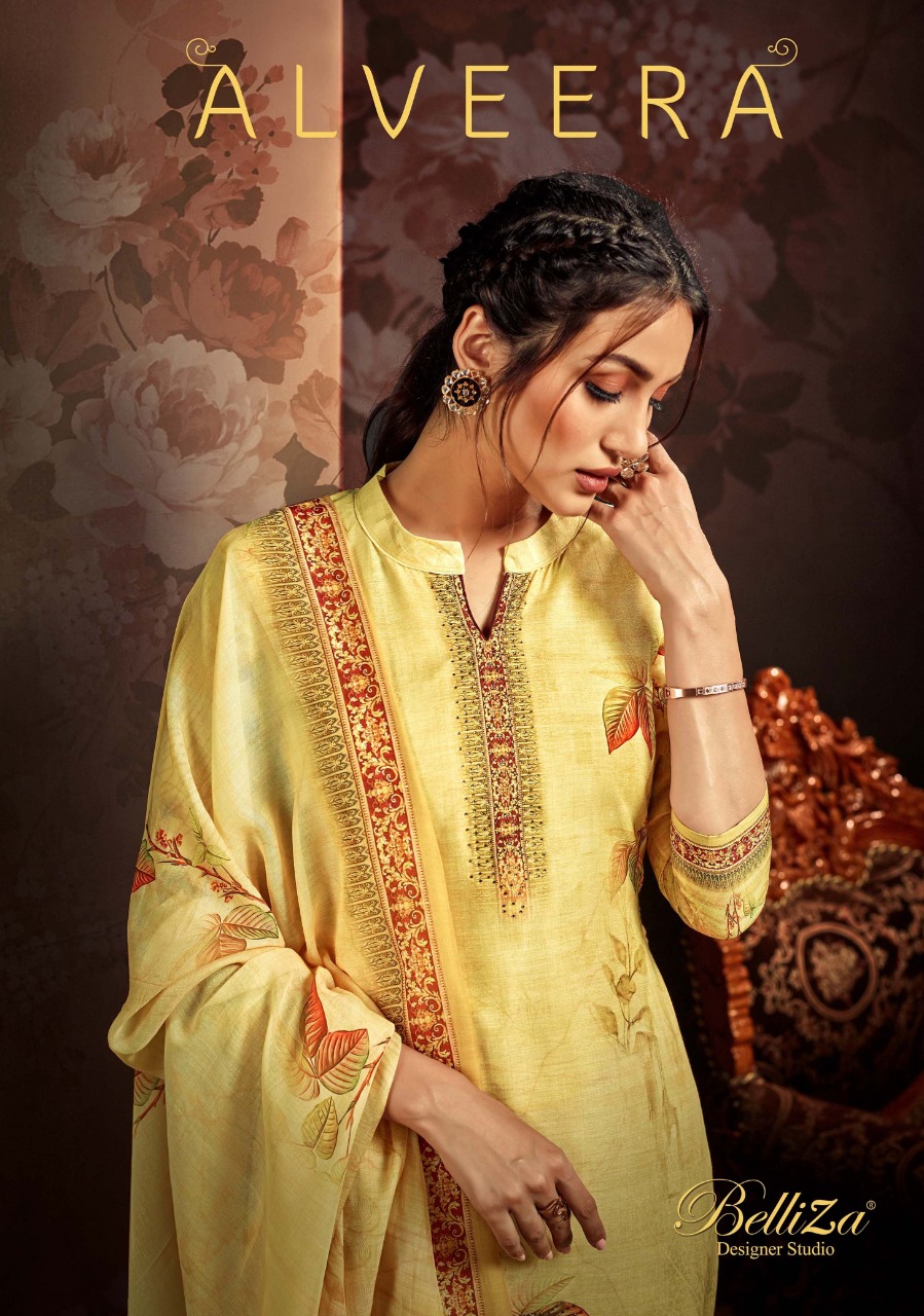 Belliza alveera astonishing and elagant look attractive designed festive collection Salwar suits