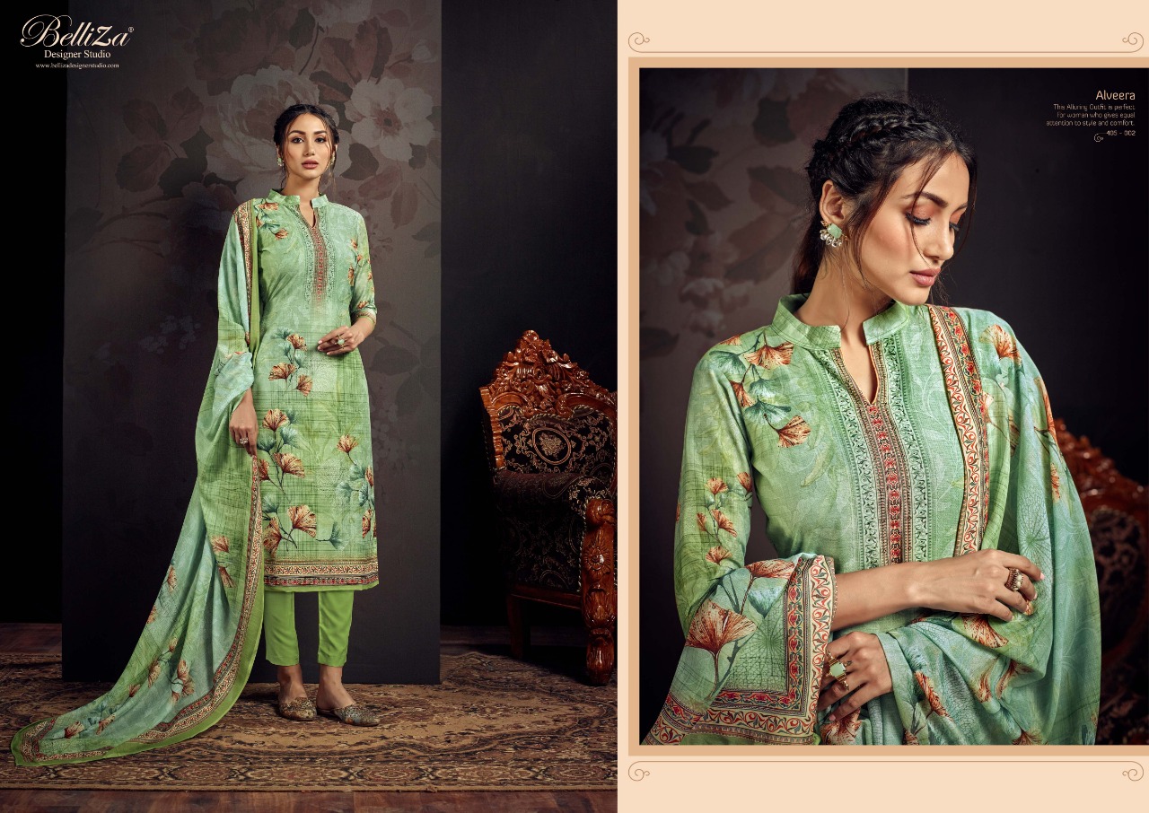 Belliza alveera astonishing and elagant look attractive designed festive collection Salwar suits