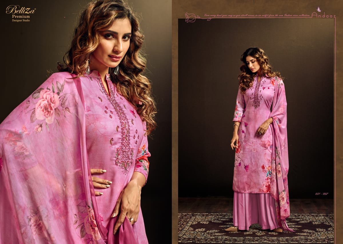 Belliza andaaz astonishing style modern style beautifull Salwar suits