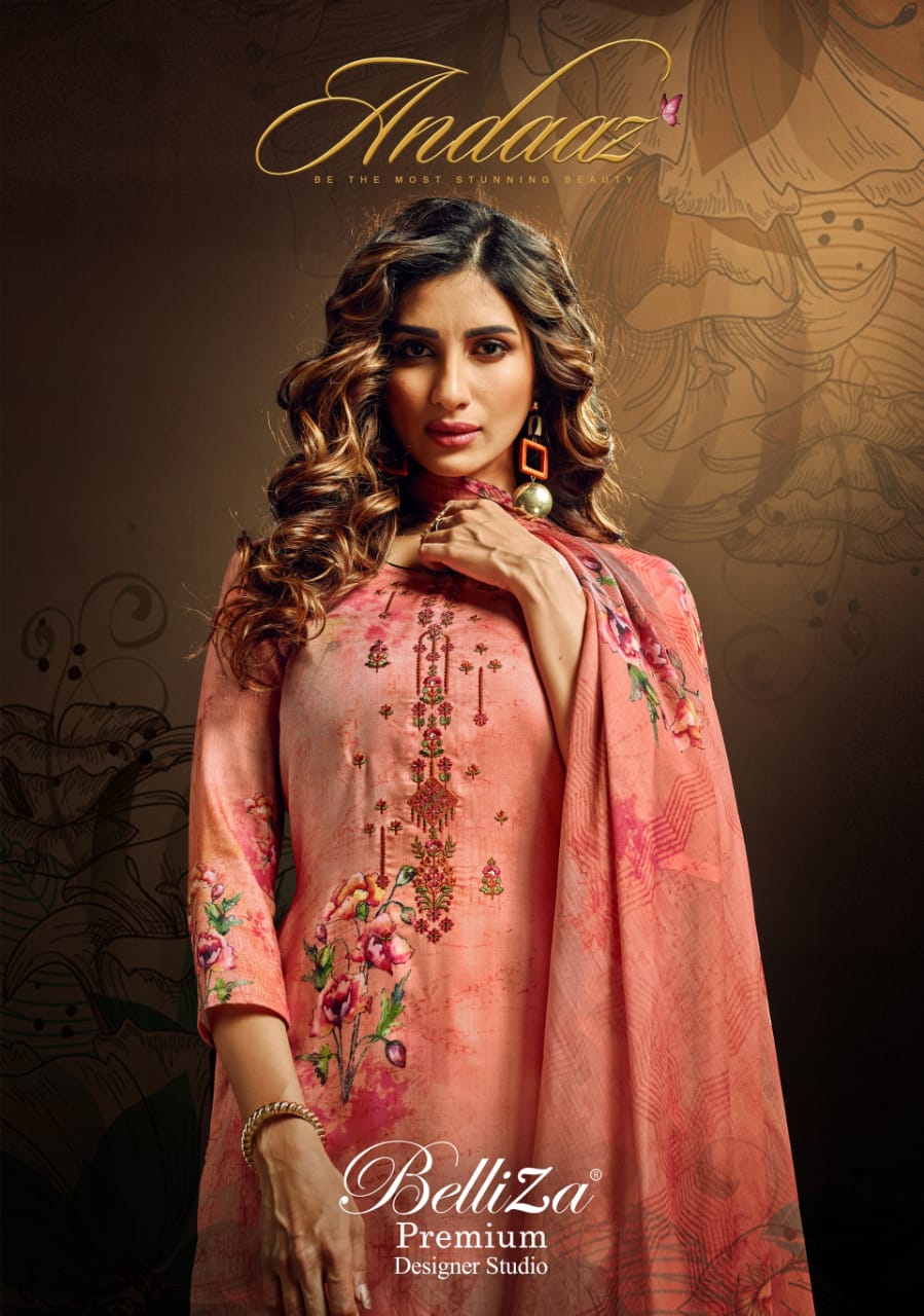 Belliza andaaz astonishing style modern style beautifull Salwar suits