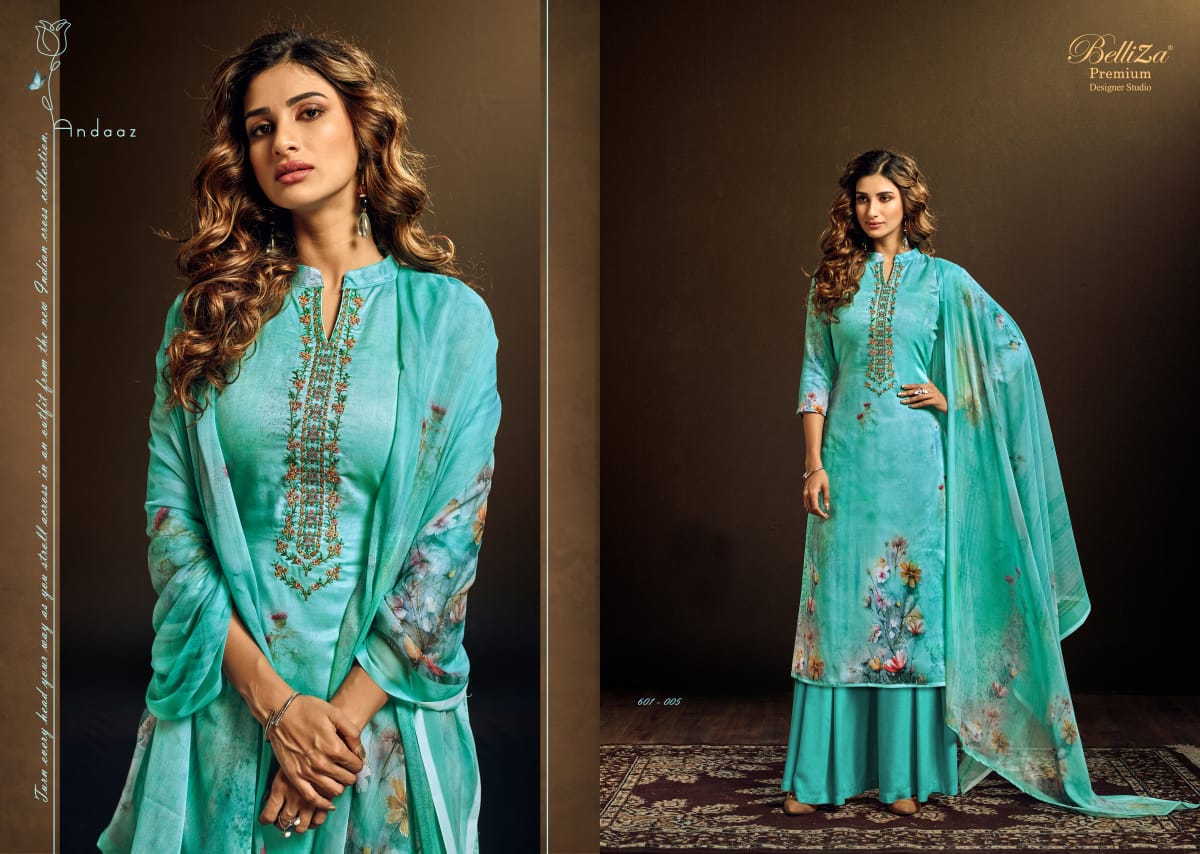 Belliza andaaz astonishing style modern style beautifull Salwar suits