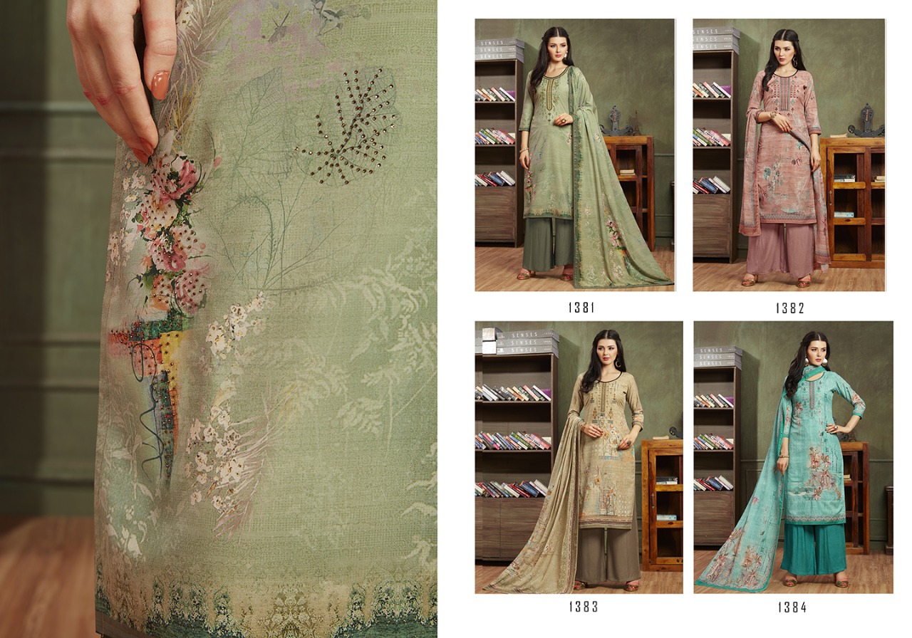 Kalarang charming vol 2 gorgeous stunning look muslin print Embroided diamond work beautifull Salwar suits