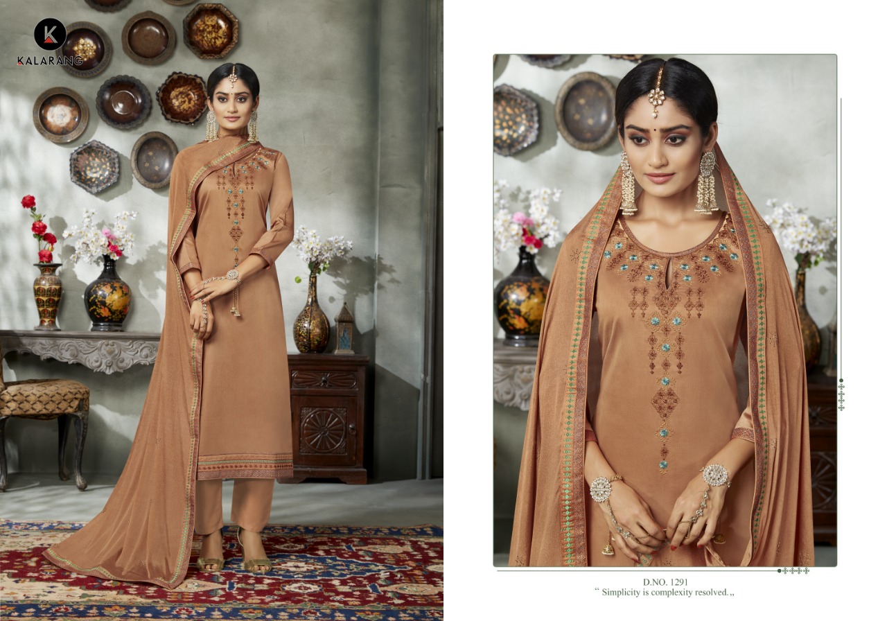 Kalarang Jessica elagant Style gorgeous stunning look beautifully designed Salwar suits