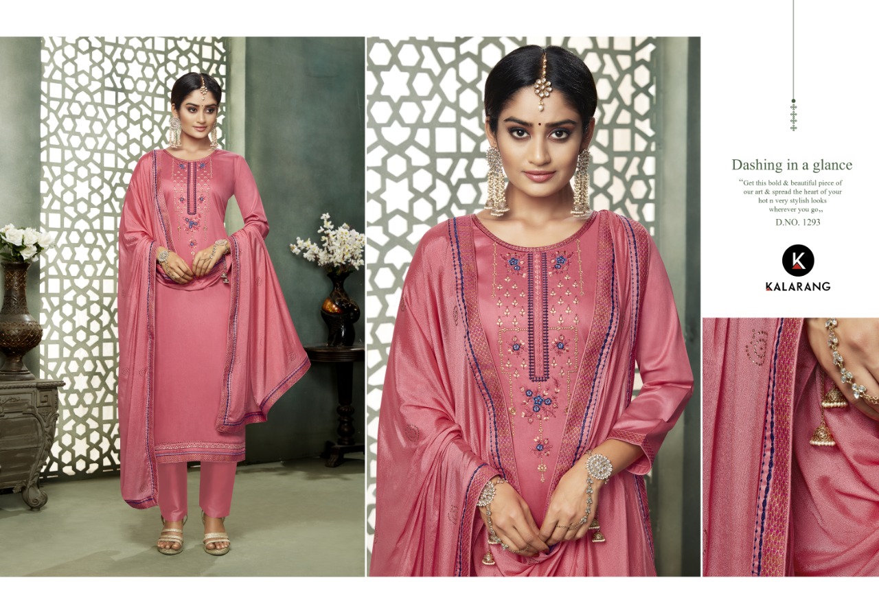 Kalarang Jessica elagant Style gorgeous stunning look beautifully designed Salwar suits