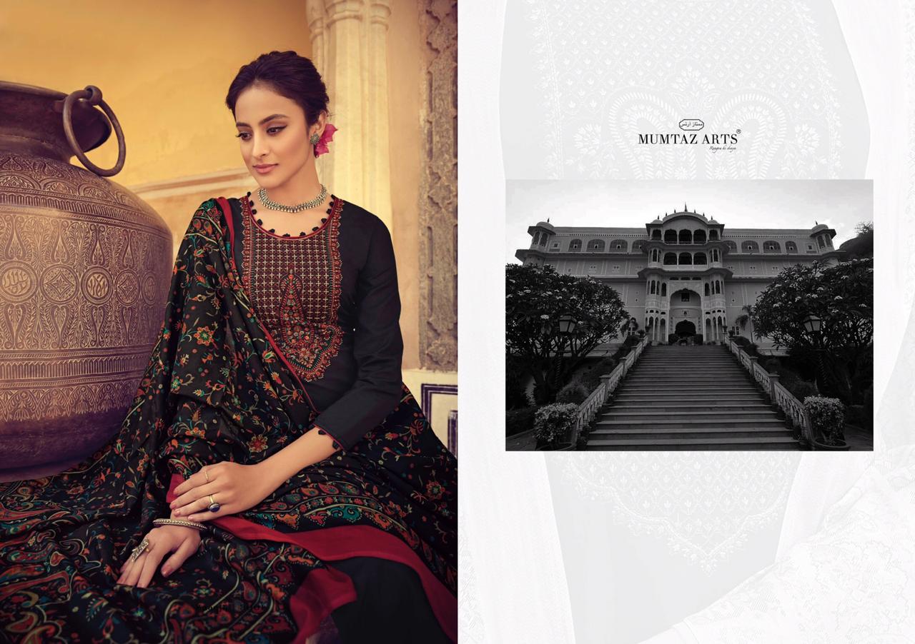 Mumtaz arts saanjh astonishing style attractive look Beautifully Designed Salwar suits