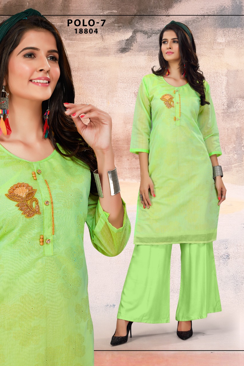 Premnath polo vol 7 elagant look attractive designed Kurties in wholesale prices