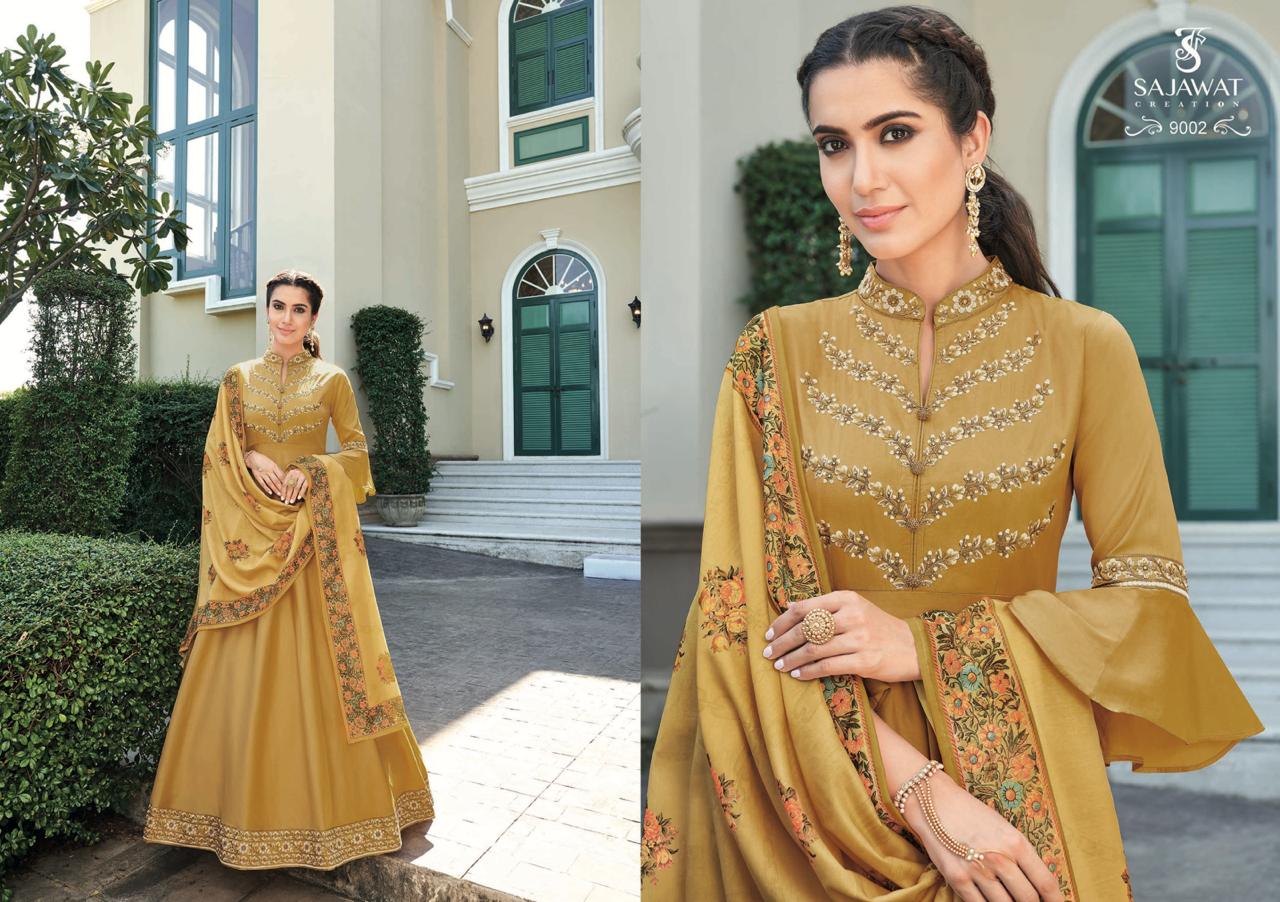 Sajawat Creation bride vol 7 elagant look Beautifully Designed attractive Kurties