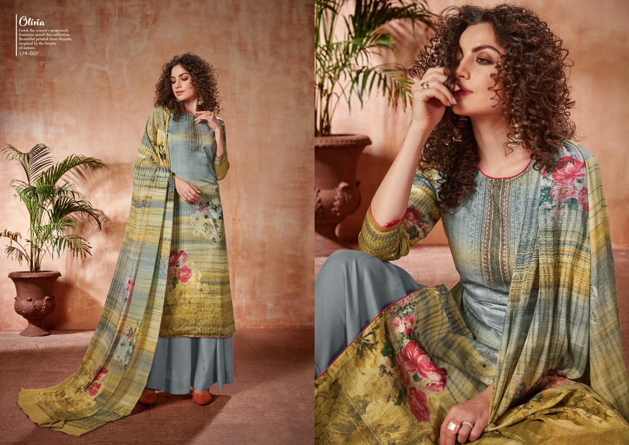 Sargam prints Olivia elagant Style satin digital print with sarvoski diamond work Salwar suits