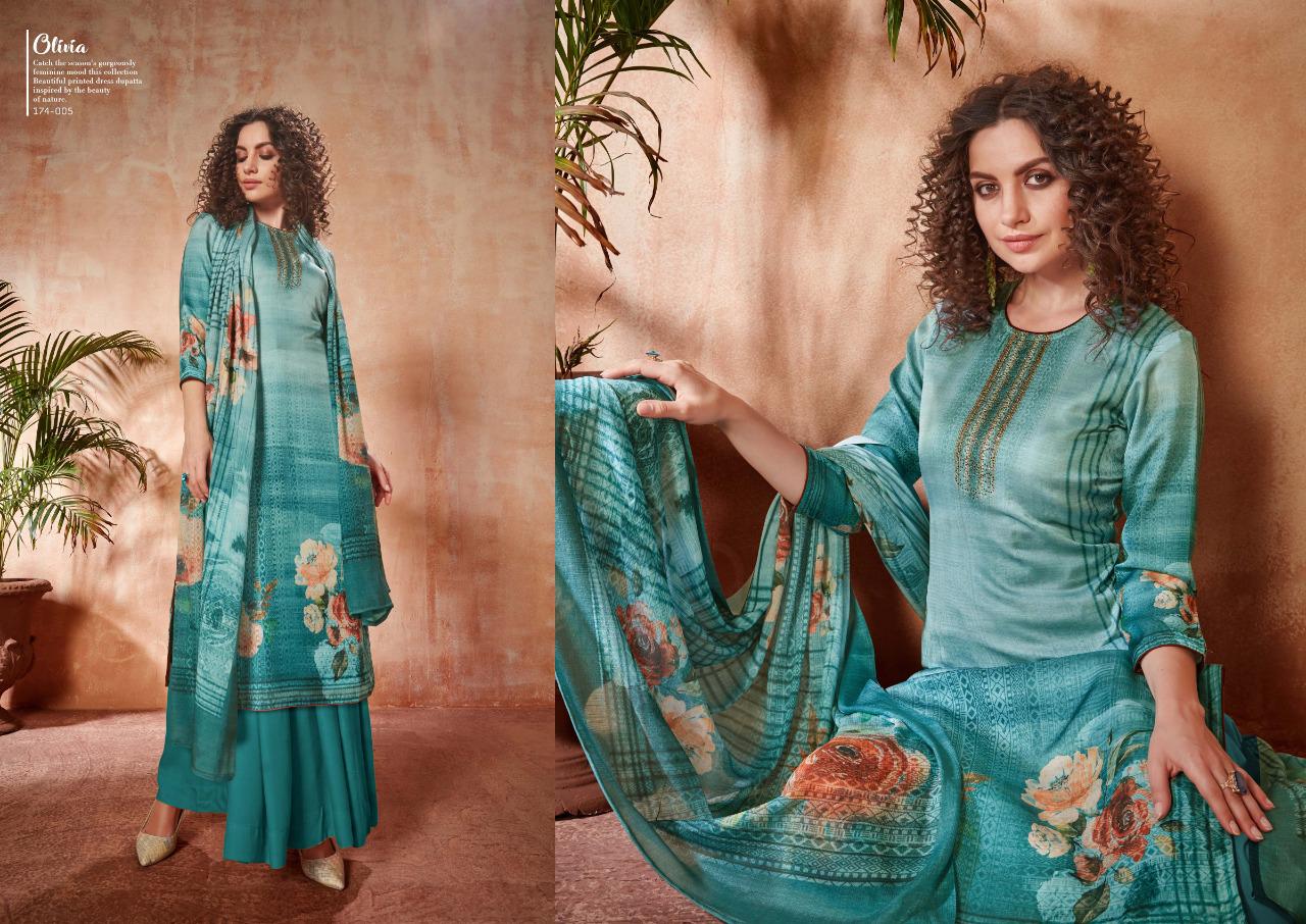 Sargam prints Olivia elagant Style satin digital print with sarvoski diamond work Salwar suits