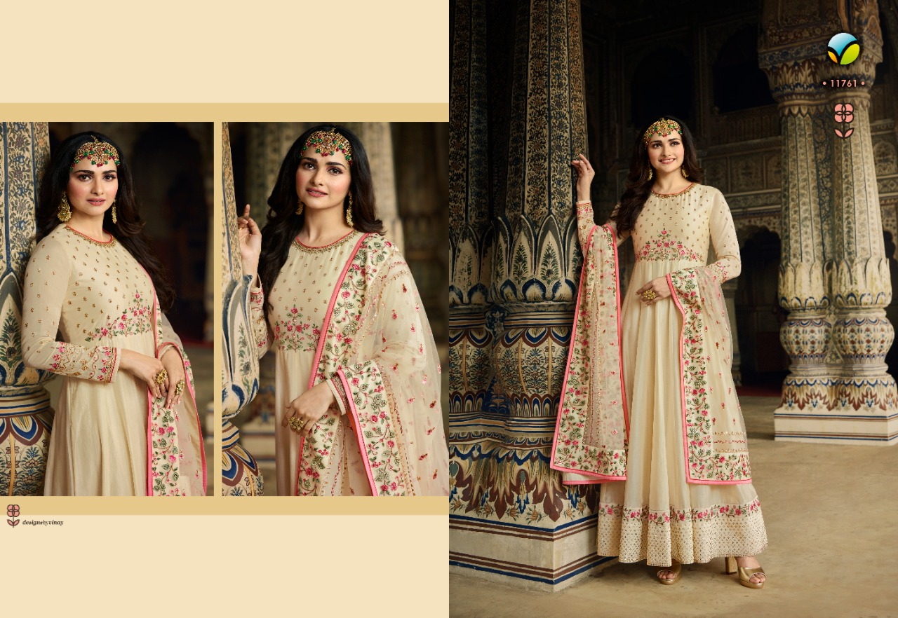 Vinay Fashion rangmahal hit list stunning and gorgeous stylish look party wear Salwar suits