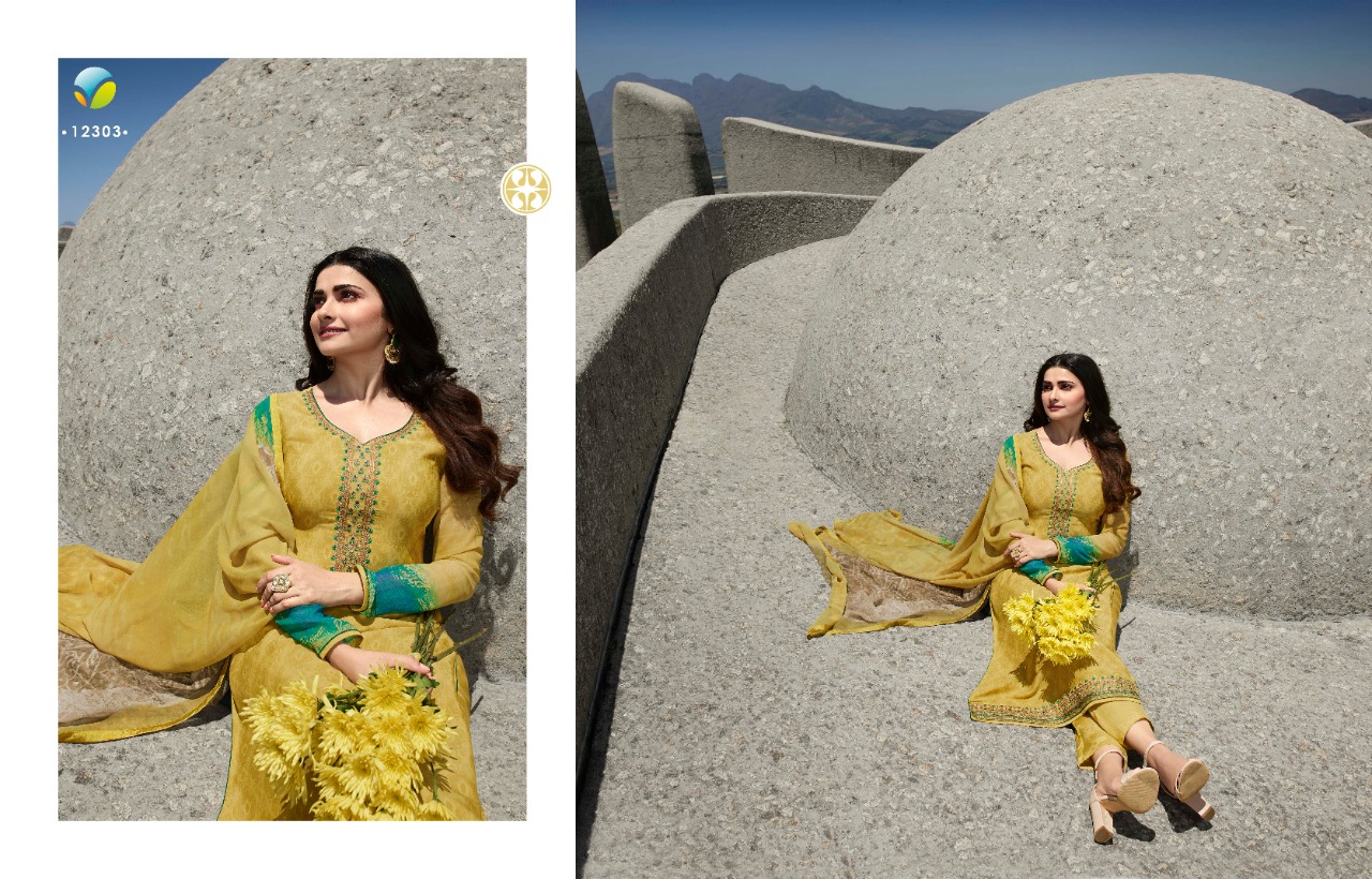 Vinay Fashion royal crape digital modern and Classy catchy look attractive designed Salwar suits