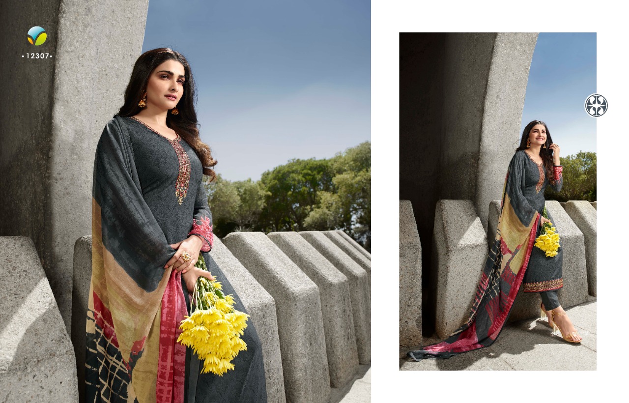 Vinay Fashion royal crape digital modern and Classy catchy look attractive designed Salwar suits