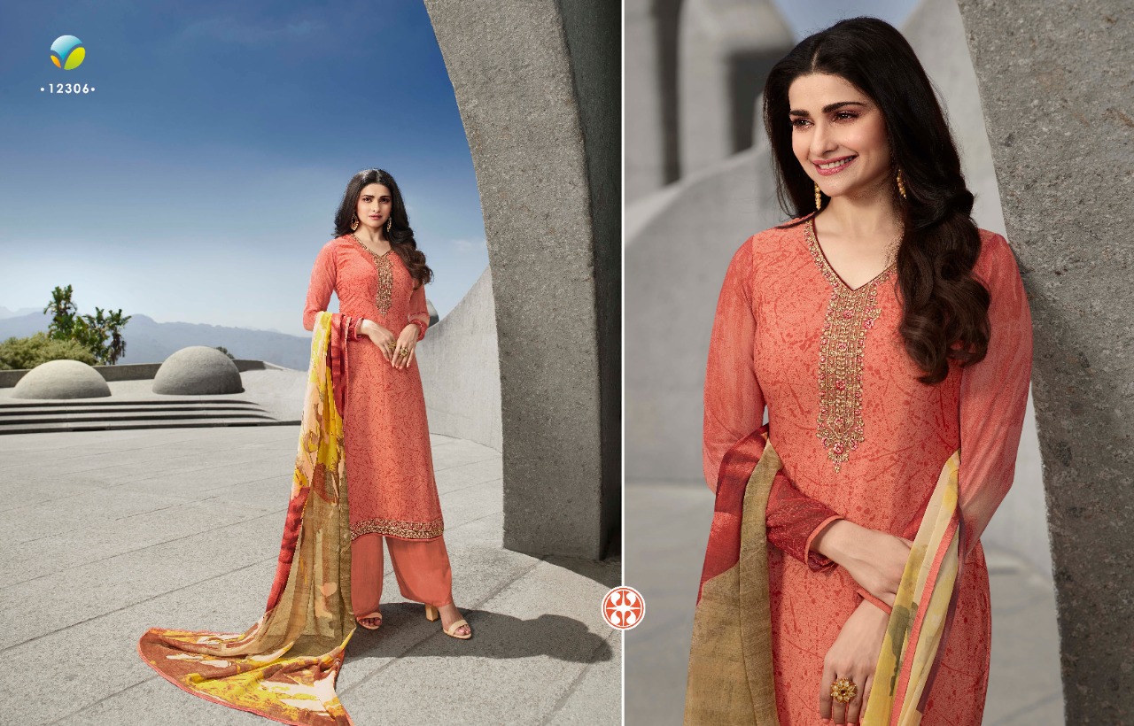 Vinay Fashion royal crape digital modern and Classy catchy look attractive designed Salwar suits