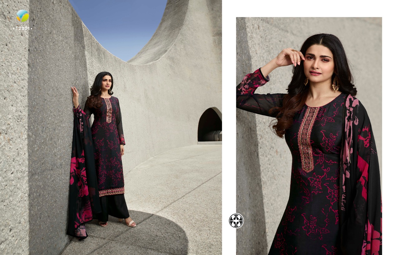 Vinay Fashion royal crape digital modern and Classy catchy look attractive designed Salwar suits