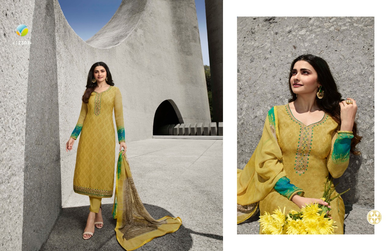 Vinay Fashion royal crape digital modern and Classy catchy look attractive designed Salwar suits