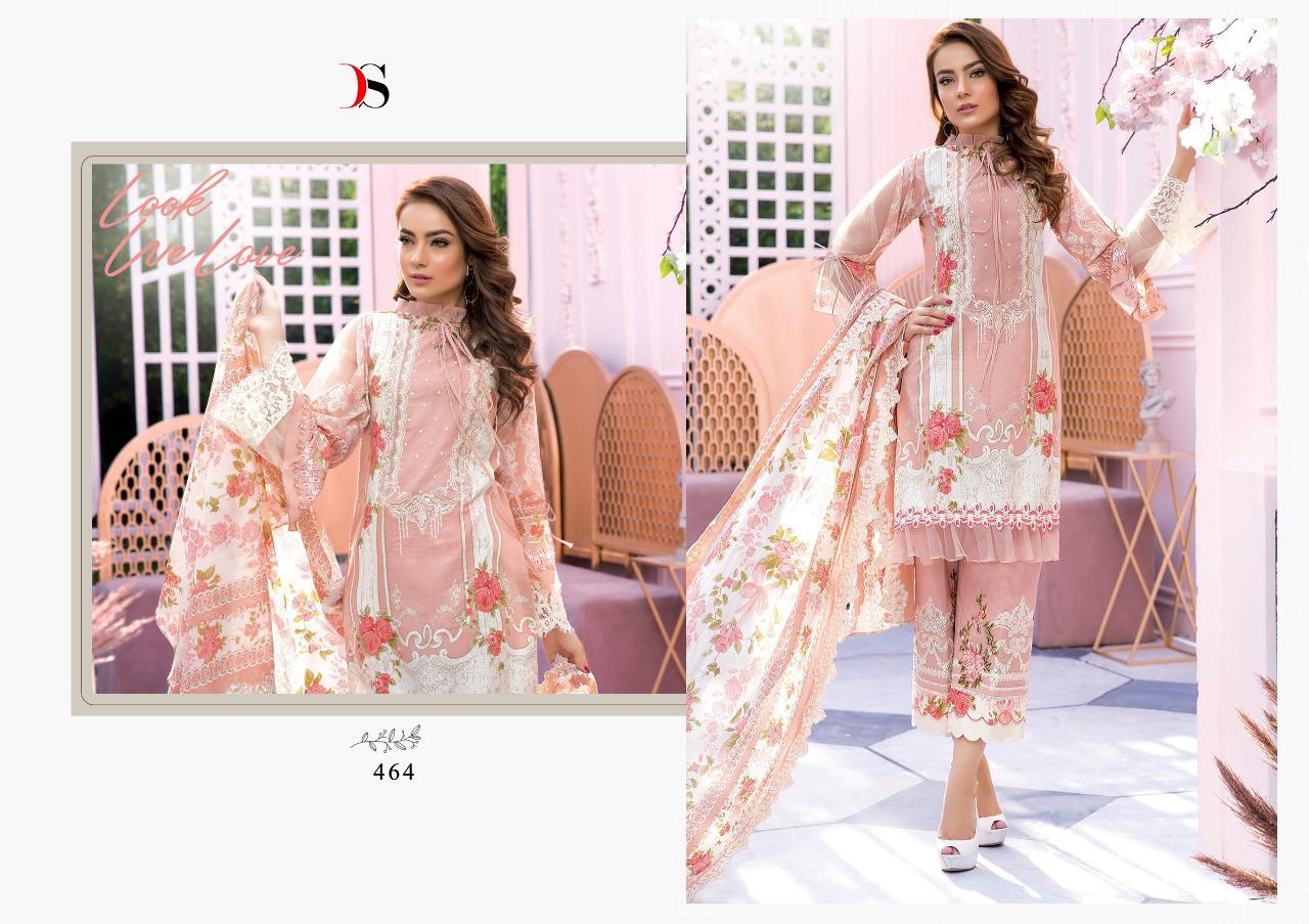 Deepsy suits super hit Firdous pure cotton Embroidered Salwar suits with chiffon Dupatta