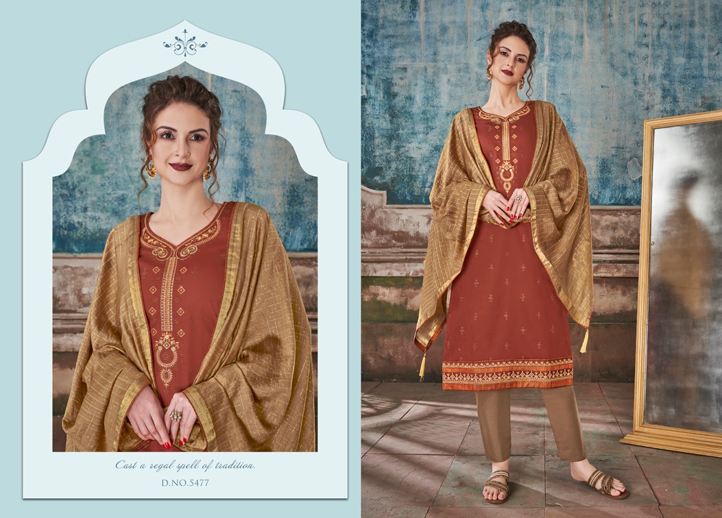 Kessi fabrics saugat jam Silk with sarvoski daimond work Embroided Salwar suits