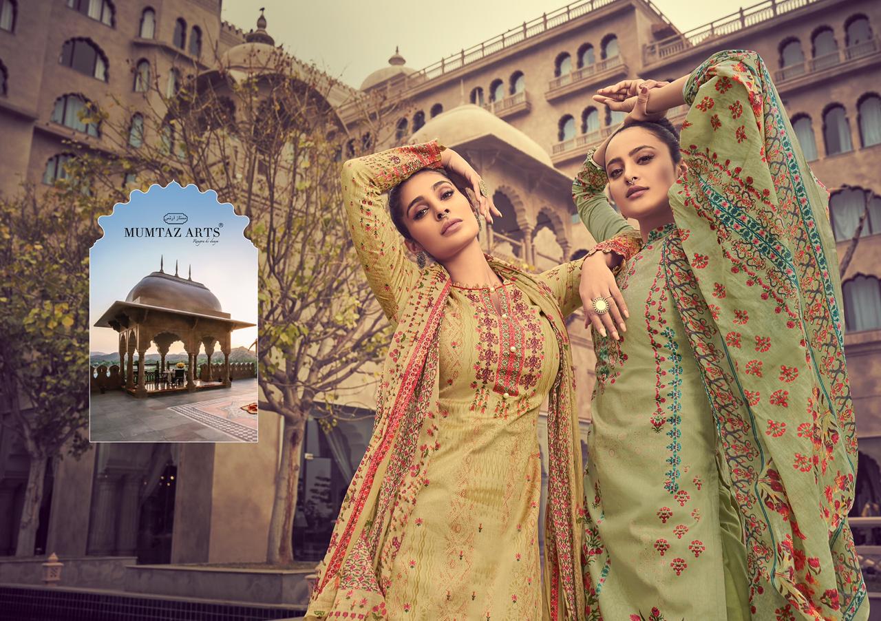 Mumtaz arts gulbagh jam satin digital print beautifull Salwar suits with chiffon Dupatta